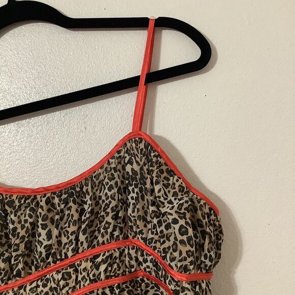 Secret Treasures Y2K Style Cheetah Print McBling Babydoll Camisole Large - Picture 3 of 9